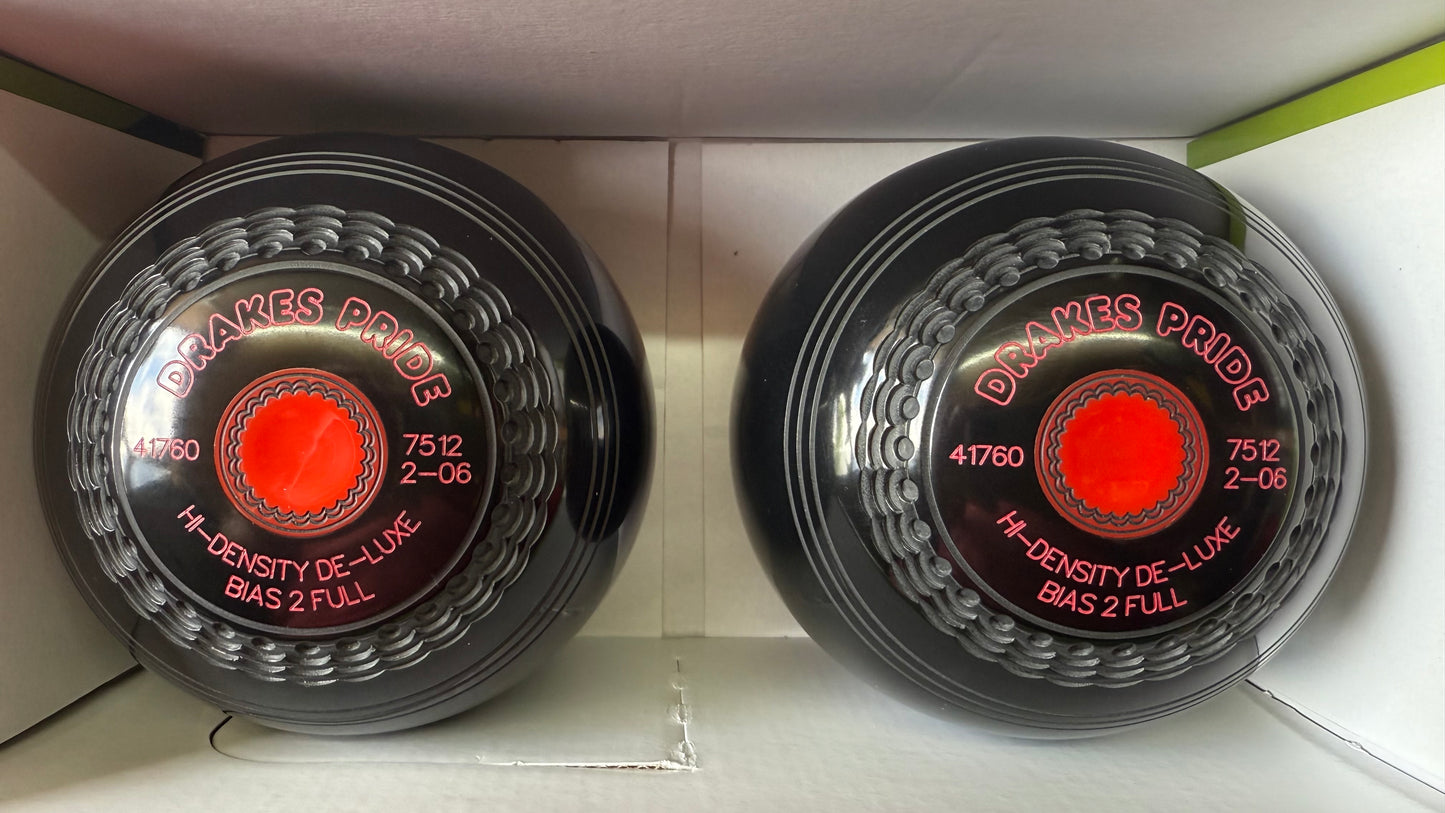 Drakes Pride Hi-Density Deluxe - 2lb 6oz - Black (Red Mounts) - 2 Full Bias