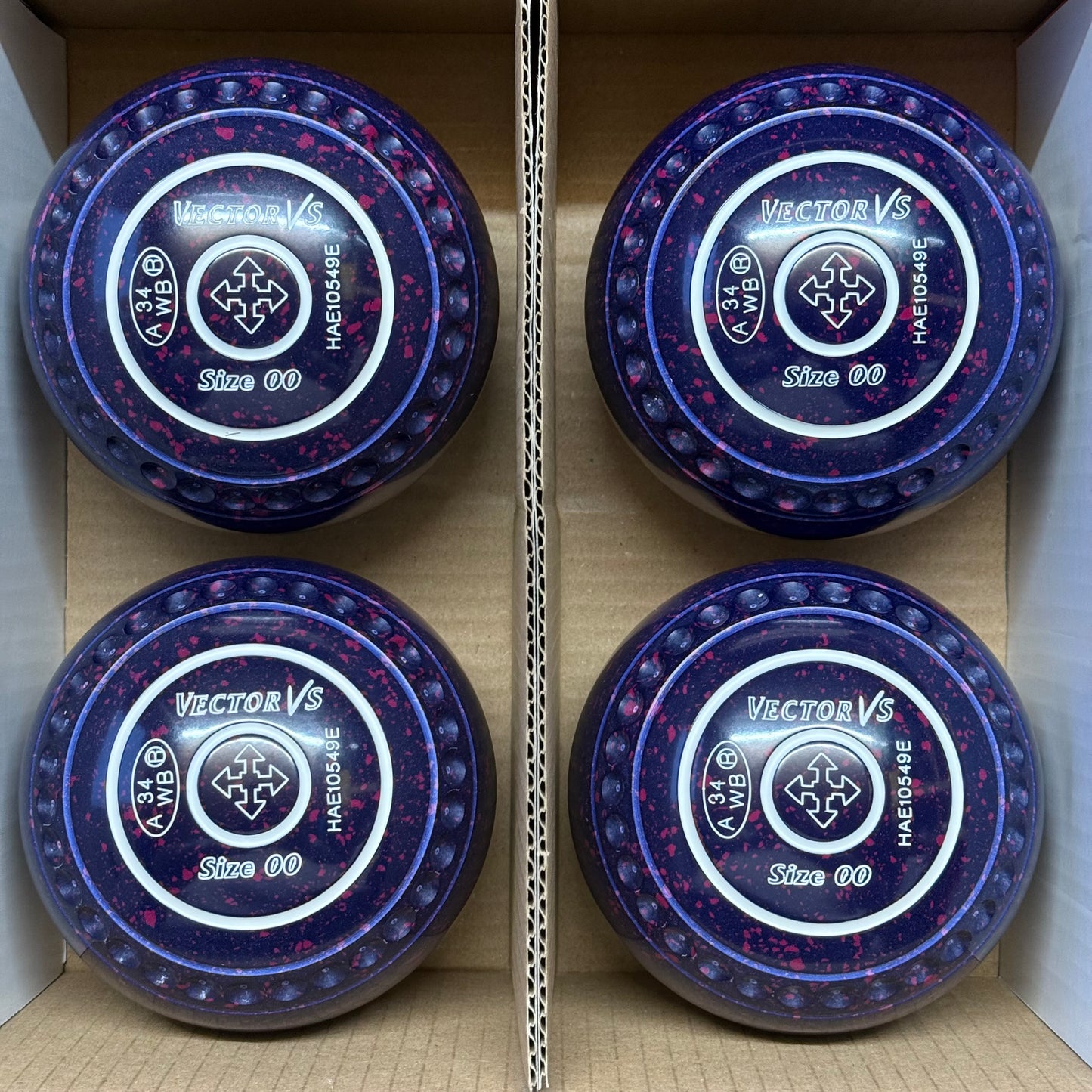 Taylor Vector VS - Size 00 - Dark Blue/Magenta (White Rings) - WB34 Stamp