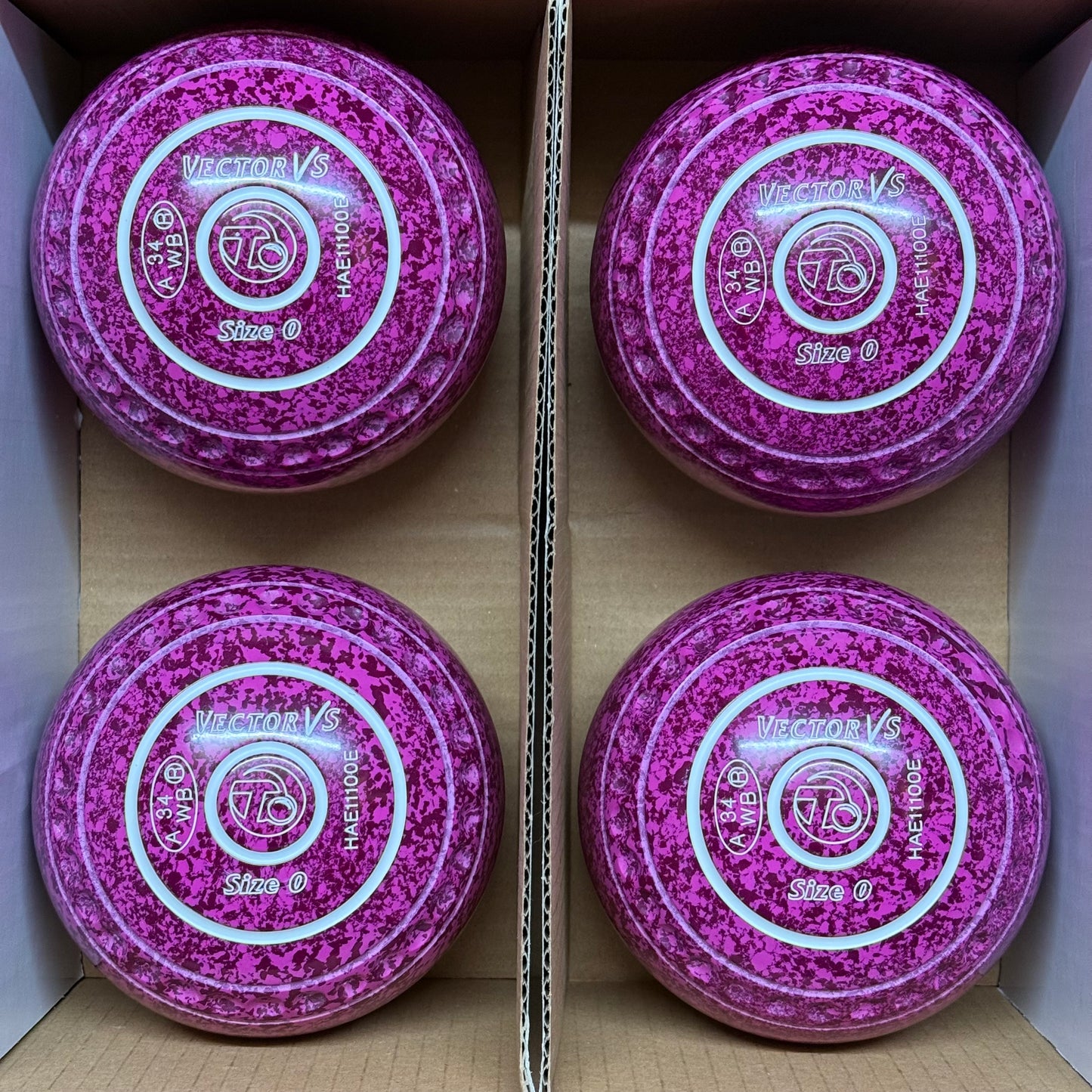 Taylor Vector VS - Size 0 - Raspberry Ripple (White Rings) - WB34 Stamp