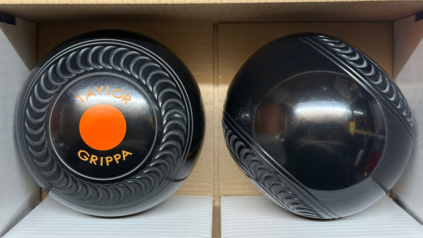 Taylor Grippa - 2lb 8oz (High Density) - Black (Orange Mounts) - 2 Full Bias