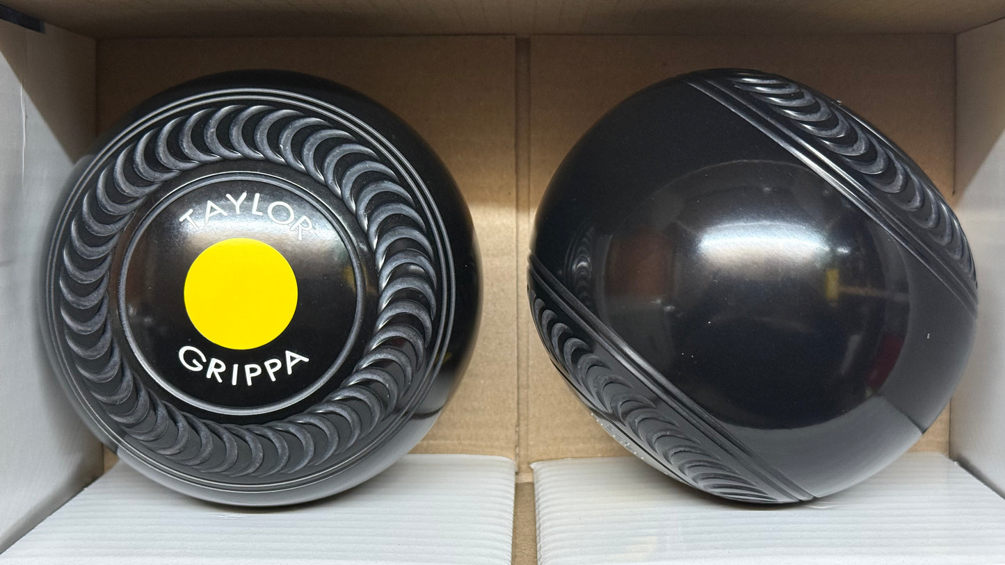 Taylor Grippa - 2lb 4oz (High Density) - Black (Yellow Mounts) - 2 Full Bias