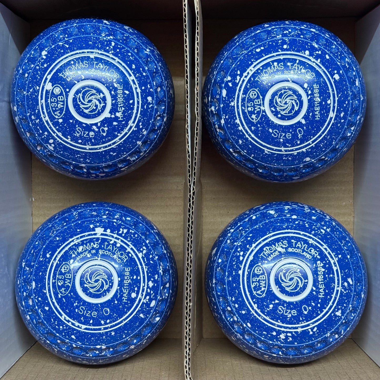 Taylor Ace - Size 0 - Blue/White (White Rings) - WB34 Stamp