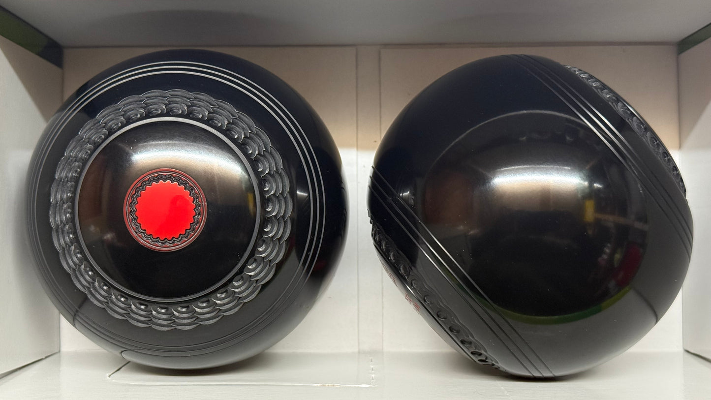 Drakes Pride Hi-Density Deluxe - 2lb 4oz - Black (Red Mounts) - 2 Full Bias