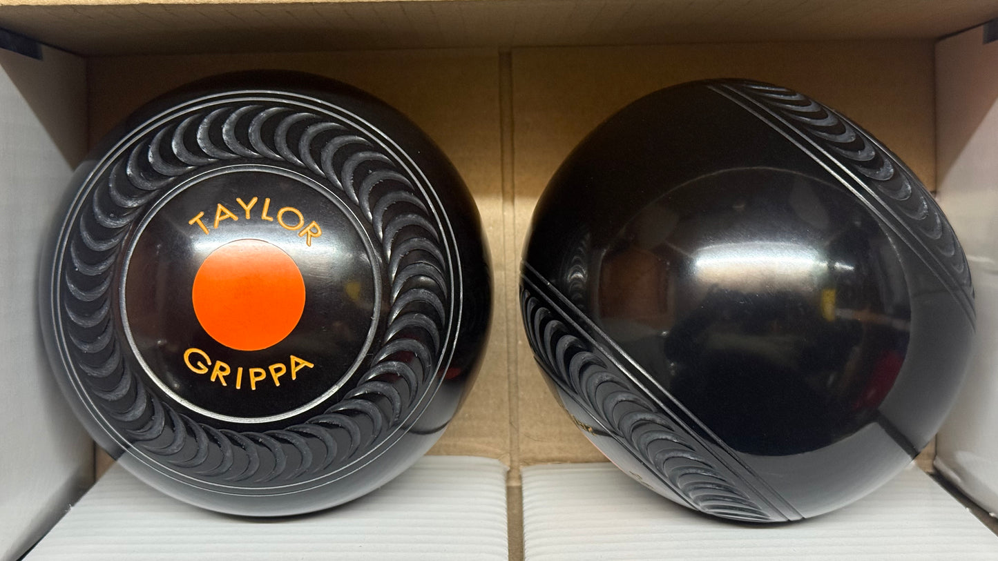 Taylor Grippa - 2lb 6oz (Standard) - Black (Orange Mounts) - 2 Full Bias