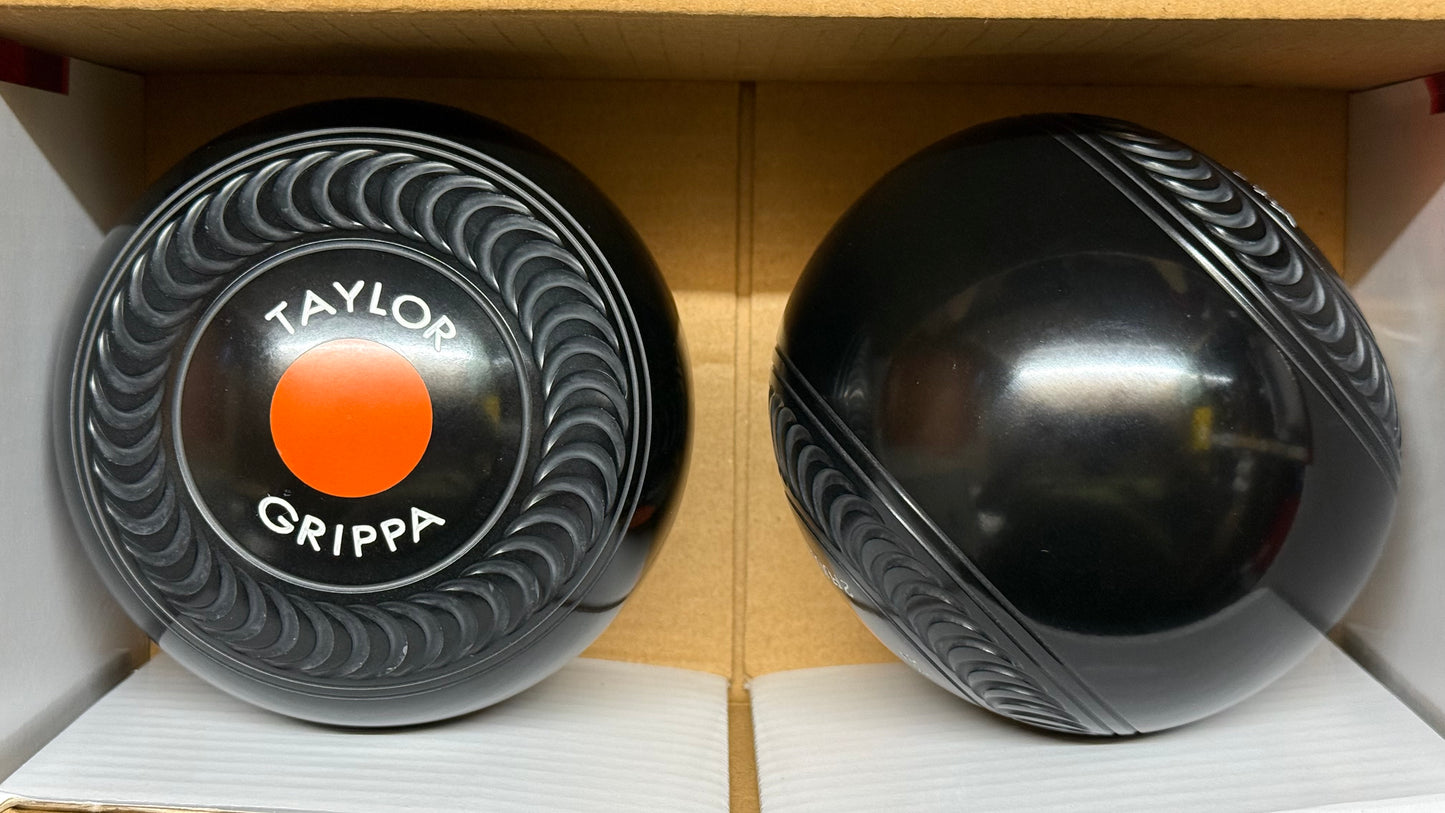Taylor Grippa - 2lb 4oz (Standard) - Black (Orange Mounts) - 2 Full Bias