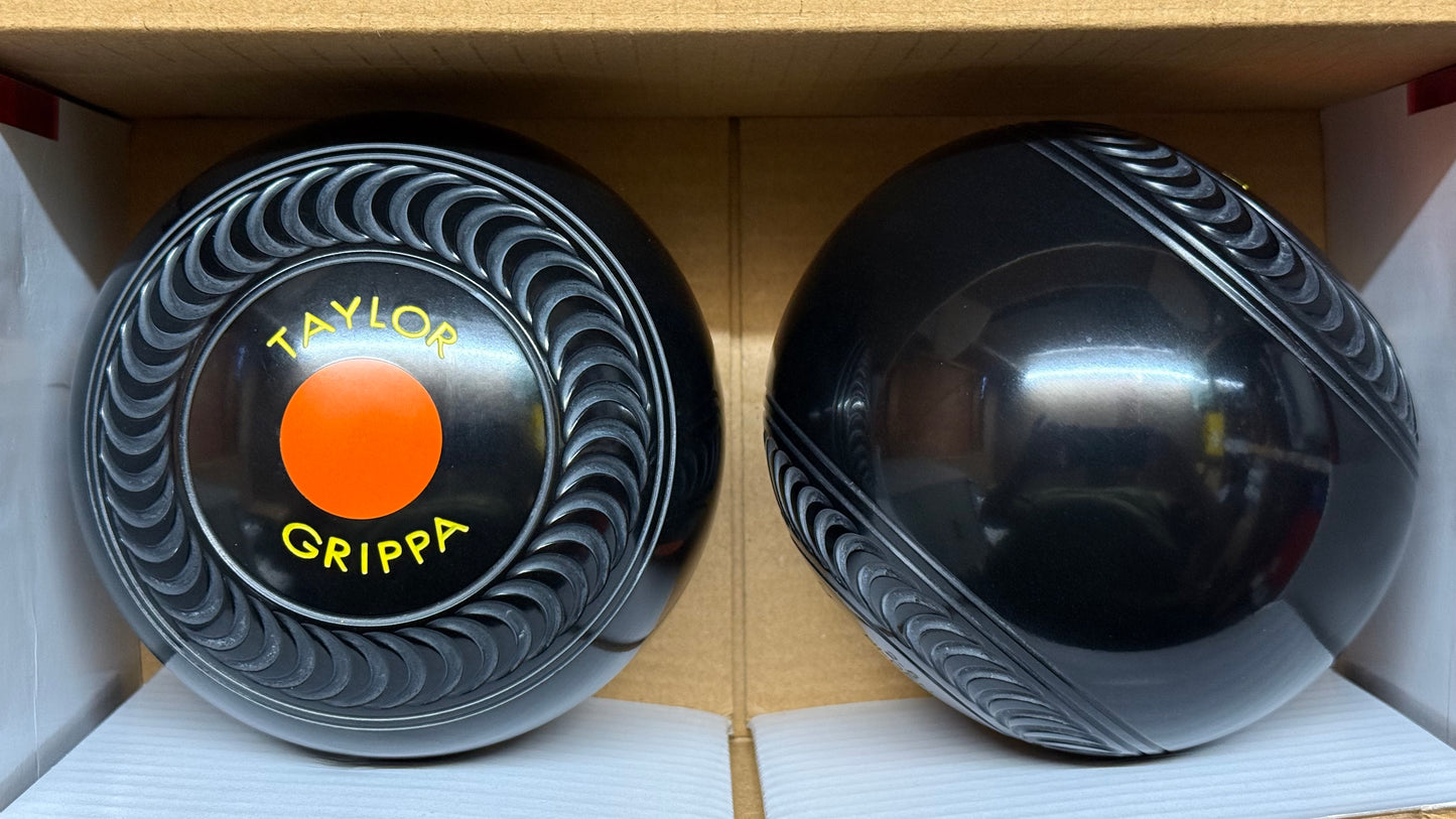 Taylor Grippa - 2lb 8oz (High Density) - Black (Orange Mounts) - 2 Full Bias