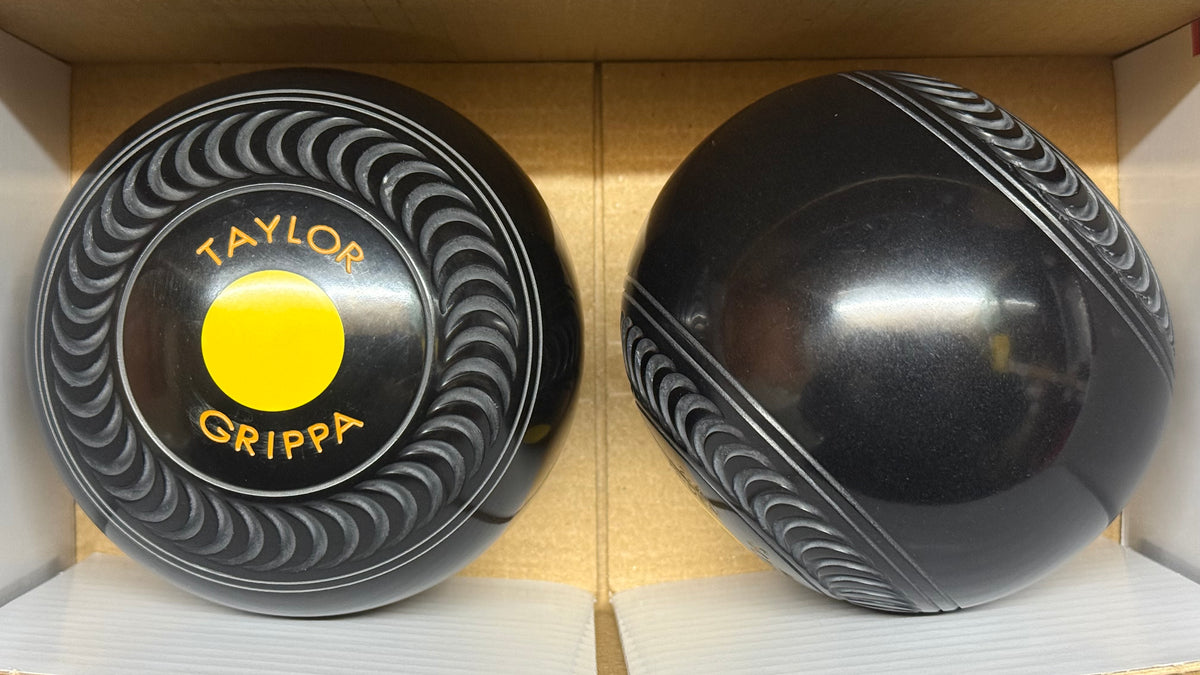 Taylor Grippa - 2lb 4oz (High Density) - Black (Yellow Mounts) - 2 Full Bias