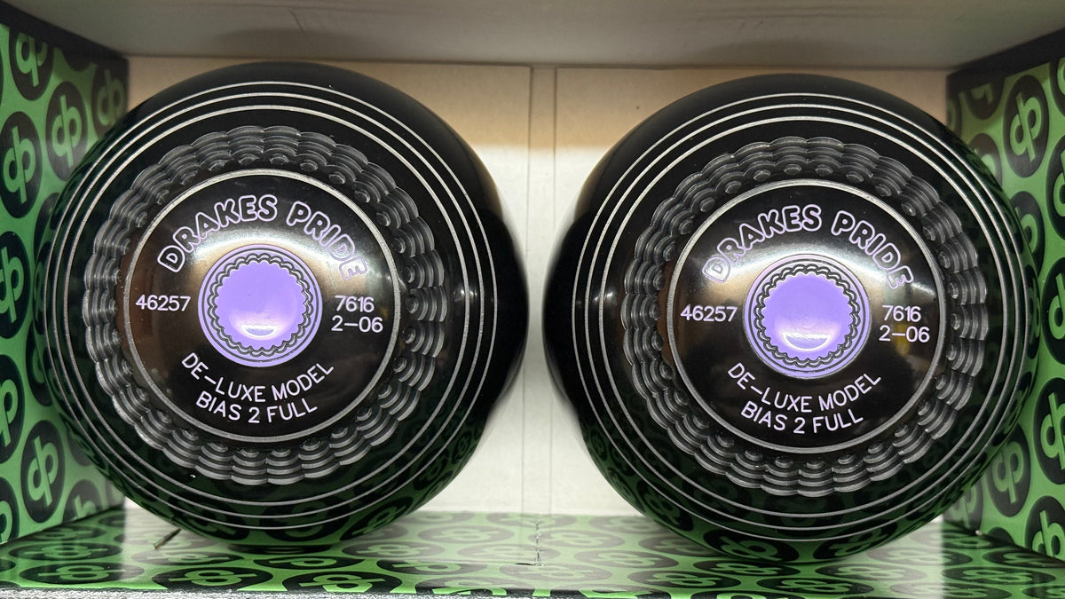 Drakes Pride Deluxe - 2lb 6oz - Black (Lilac Mounts) - 2 Full Bias