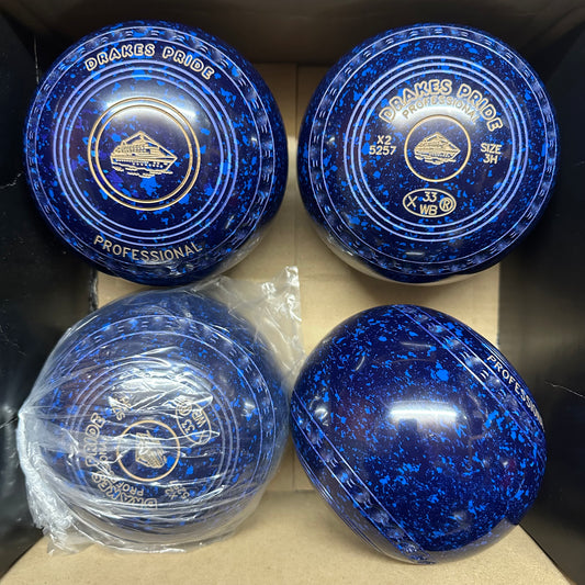 Drakes Pride Professional - Size 3H - Dark Blue/Blue (Grey Rings) - WB33 Stamp