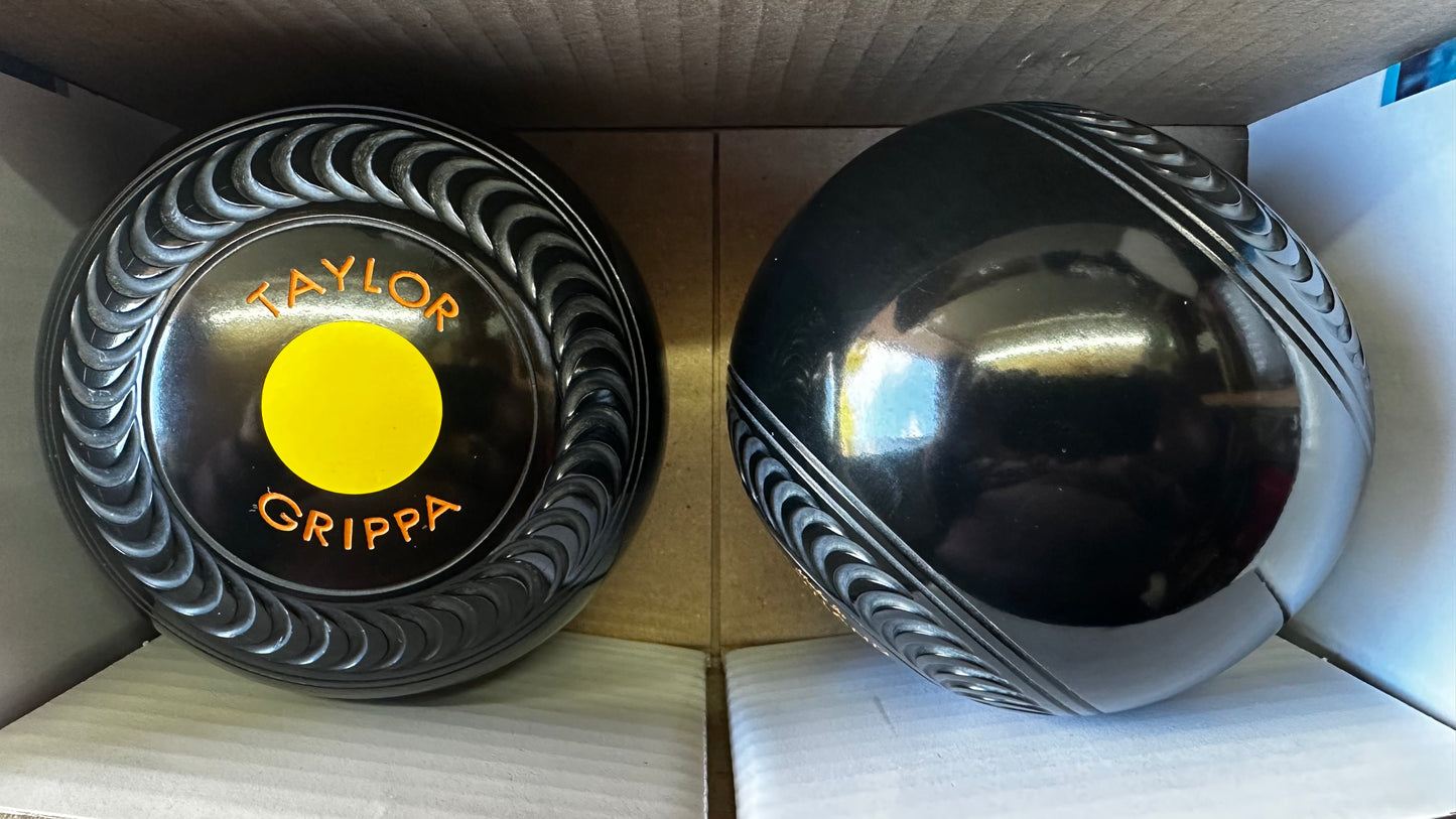 Taylor Grippa - 2lb 4oz (High Density) - Black (Yellow Mounts) - 2 Full Bias