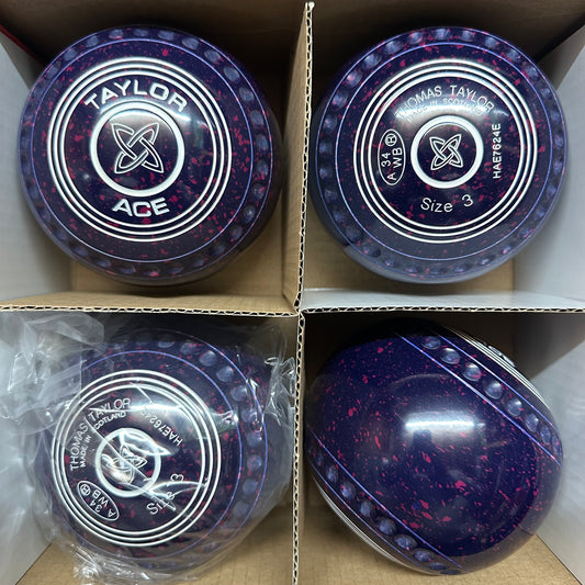 Taylor Ace - Size 3 - Dark Blue/Magenta (White Rings) - WB34 Stamp