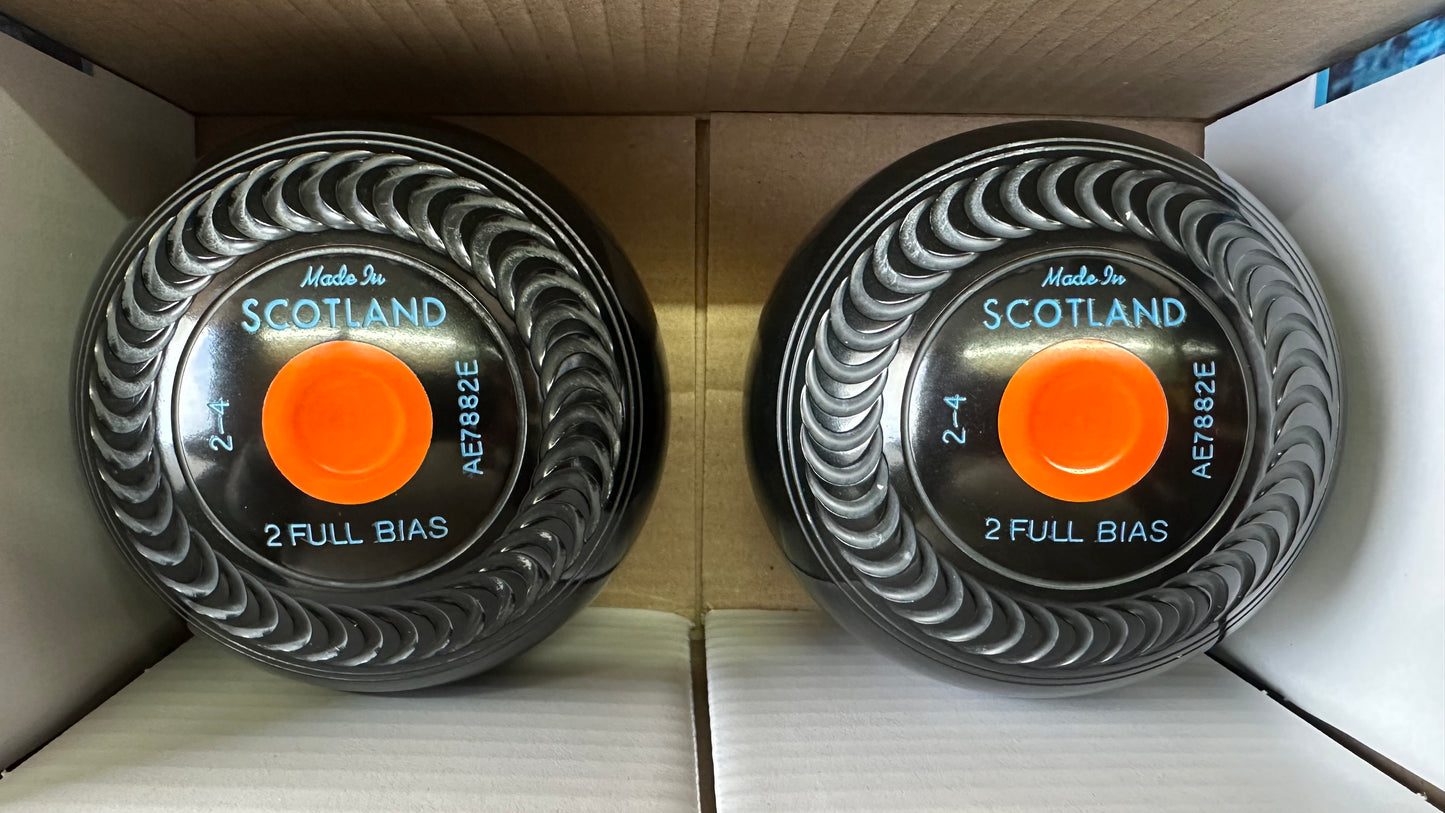 Taylor Grippa - 2lb 4oz (Standard) - Black (Orange Mounts) - 2 Full Bias