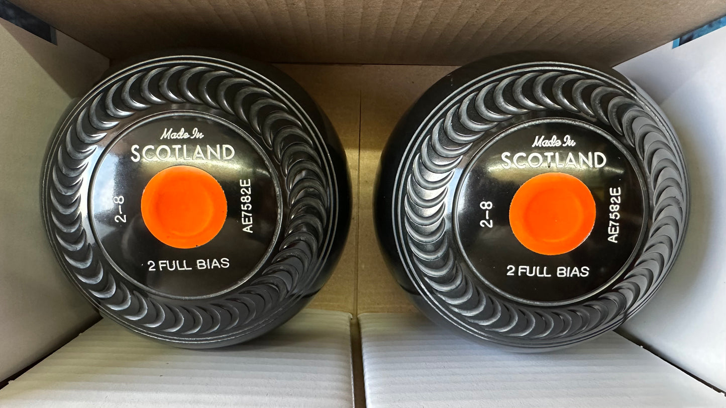 Taylor Grippa - 2lb 8oz (Standard) - Black (Orange Mounts) - 2 Full Bias