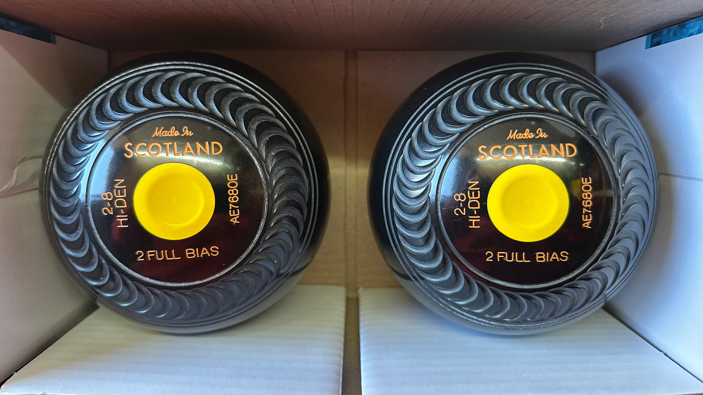 Taylor Grippa - 2lb 8oz (High Density) - Black (Yellow Mounts) - 2 Full Bias