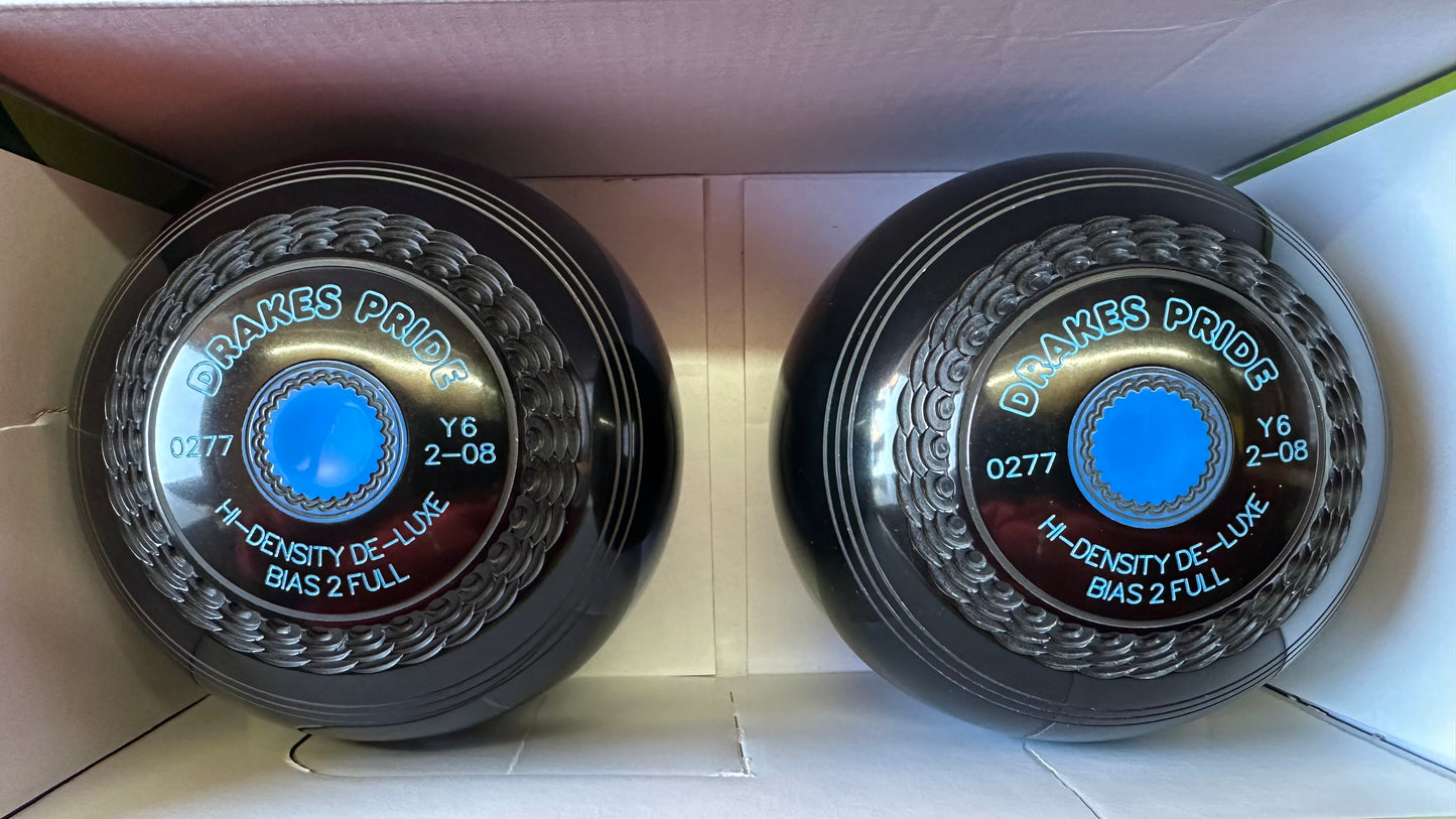 Drakes Pride Hi-Density Deluxe - 2lb 8oz - Black (Blue Mounts) - 2 Full Bias