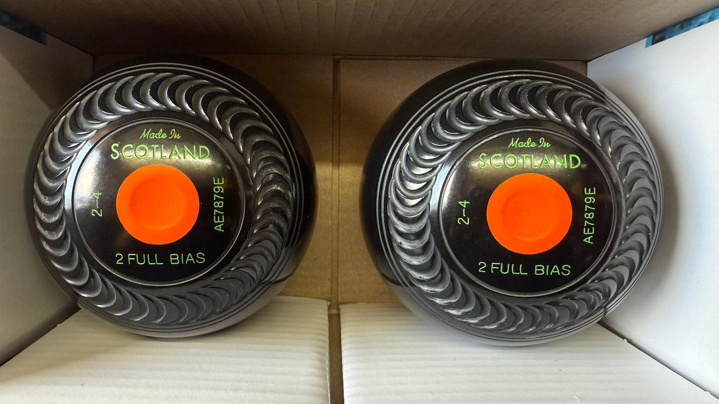 Taylor Grippa - 2lb 4oz (Standard) - Black (Orange Mounts) - 2 Full Bias