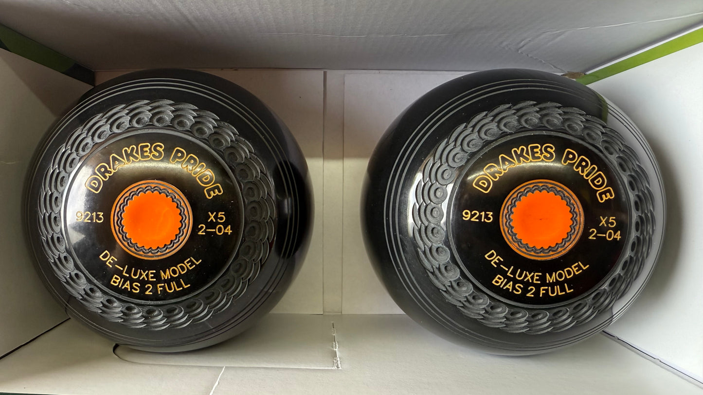 Drakes Pride Deluxe - 2lb 4oz - Black (Orange Mounts) - 2 Full Bias