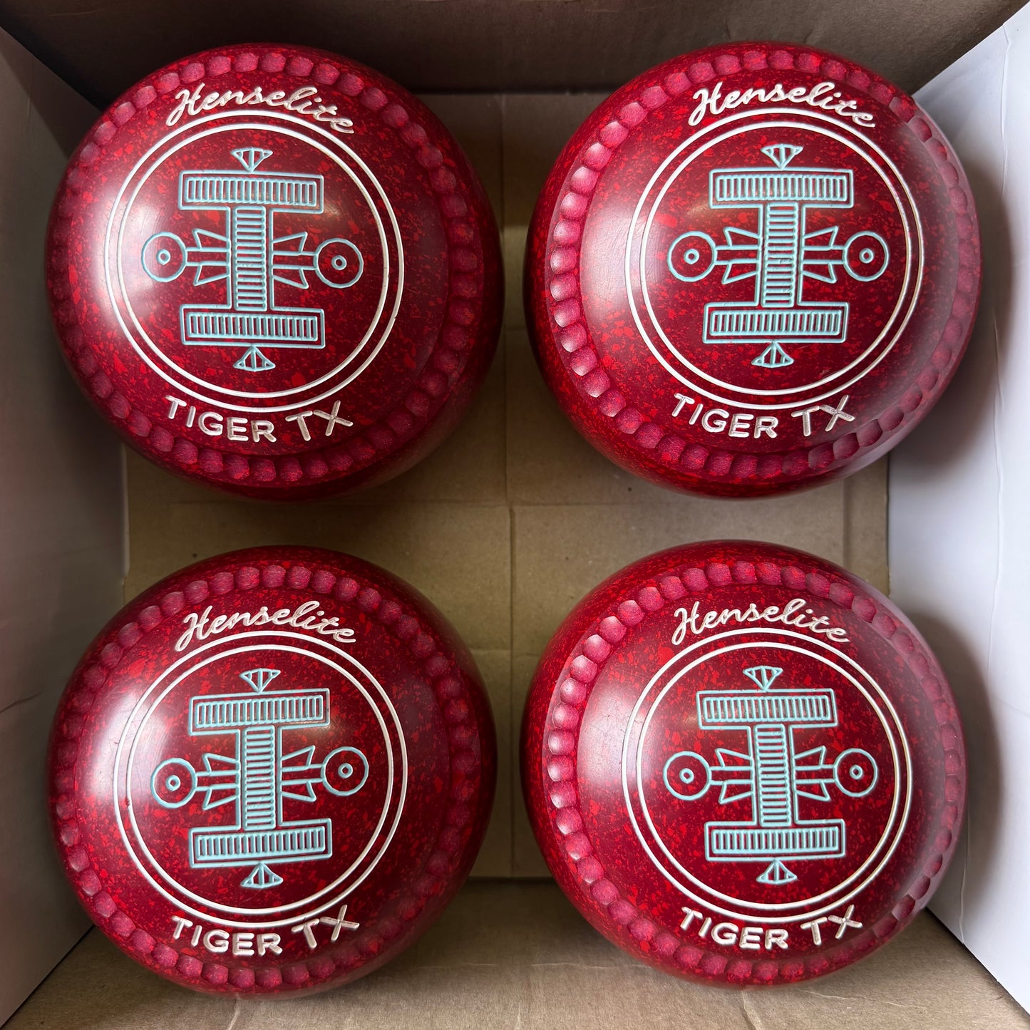 UB2647 Henselite Tiger TX - Ruby Rich - Size 1 Heavy (Mega Grip) - WB34 Stamp