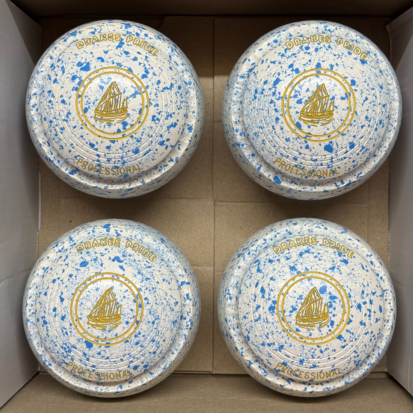 UB2667 Drakes Pride PRO-50 - White/Blue - Size 00 Heavy - WB33 Stamp