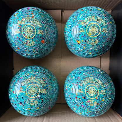 Drakes Pride Professional - Size 000H - Mint Harlequin (Yellow Rings) - WB34 Stamp