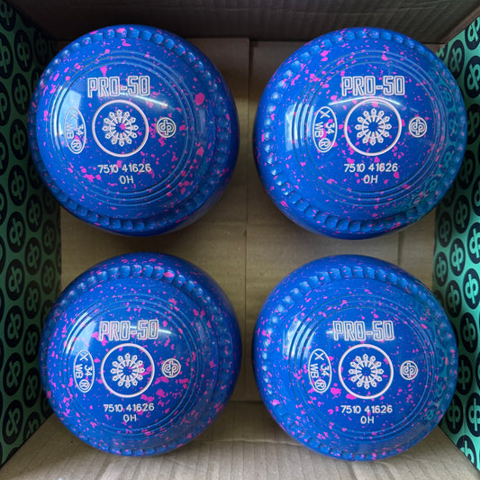 Drakes Pride PRO-50 - Size 0H - Light Blue/Pink (Pink Rings) - WB34 Stamp