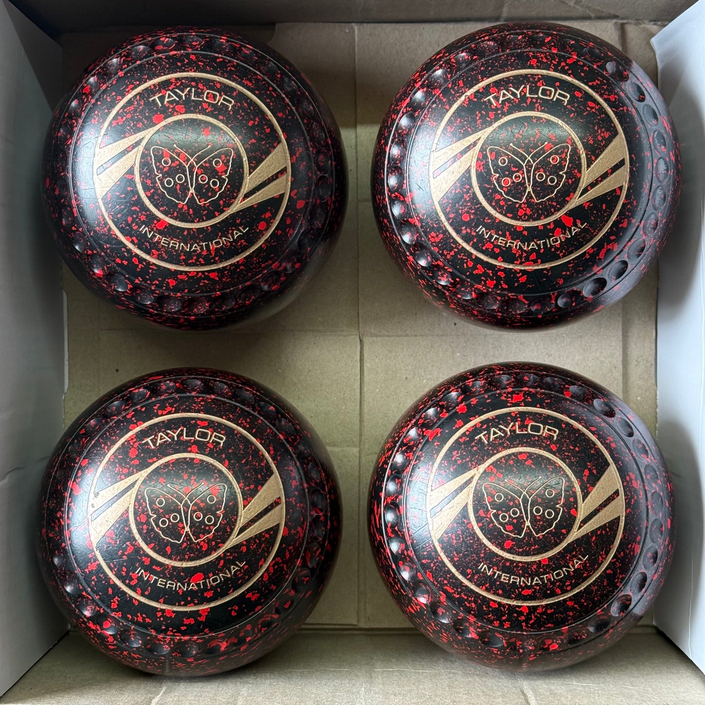 UB2656 Taylor International - Black/Red - Size 0 Heavy (Progrip) - WB26 Stamp