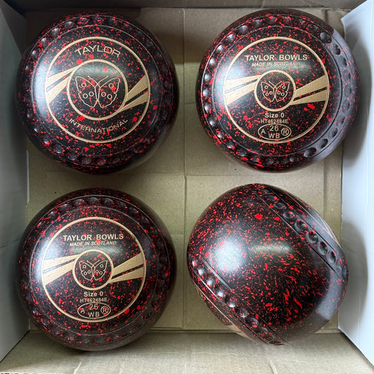 UB2656 Taylor International - Black/Red - Size 0 Heavy (Progrip) - WB26 Stamp