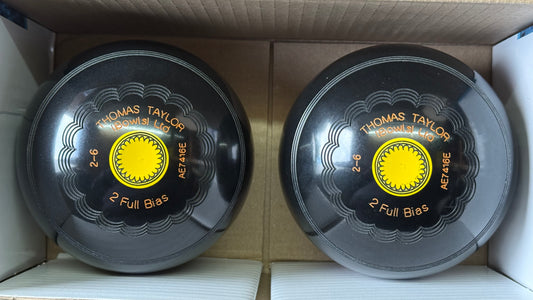 Taylor Deluxe - 2lb 6oz (Standard) - Black (Yellow Mounts) - 2 Full Bias