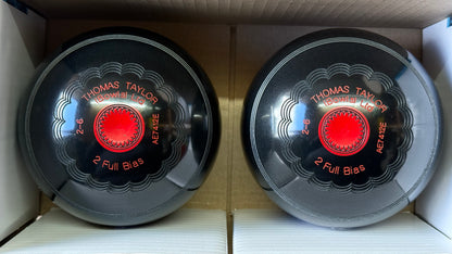 Taylor Deluxe - 2lb 6oz (Standard) - Black (Red Mounts) - 2 Full Bias
