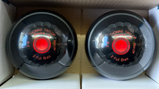 Taylor Deluxe - 2lb 6oz (Standard) - Black (Red Mounts) - 2 Full Bias