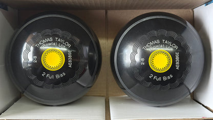 Taylor Deluxe - 2lb 8oz (Standard) - Black (Yellow Mounts) - 2 Full Bias