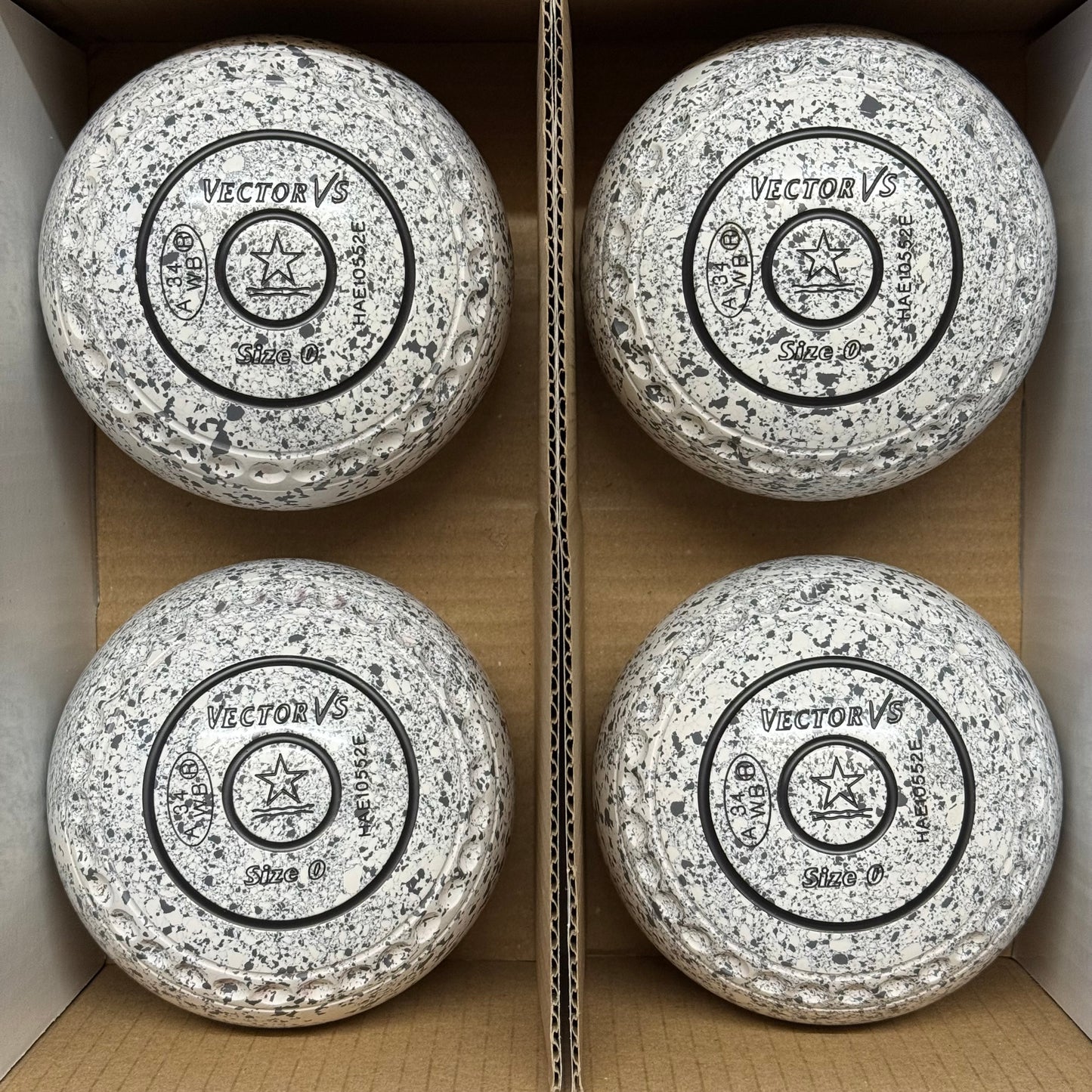 Taylor Vector VS - Size 0 - White Steel (Black Rings) - WB34 Stamp