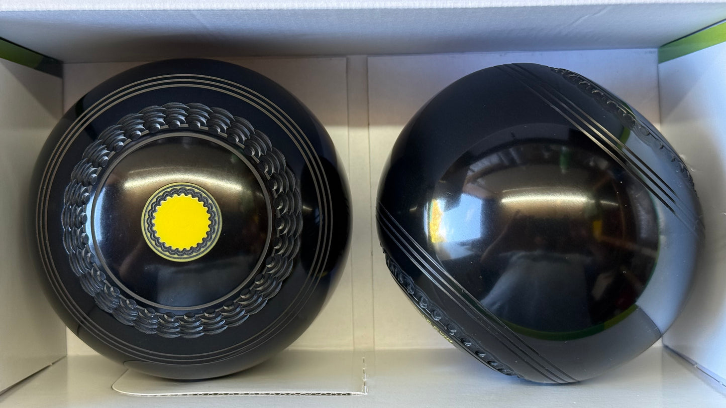 Drakes Pride Hi-Density Deluxe - 2lb 8oz - Black (Yellow Mounts) - 2 Full Bias