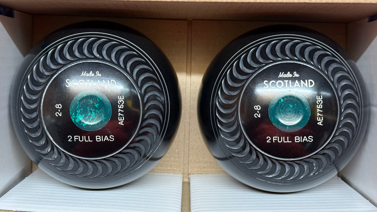 Taylor Grippa - 2lb 8oz (Standard) - Black (Dark Green/Green Mounts) - 2 Full Bias