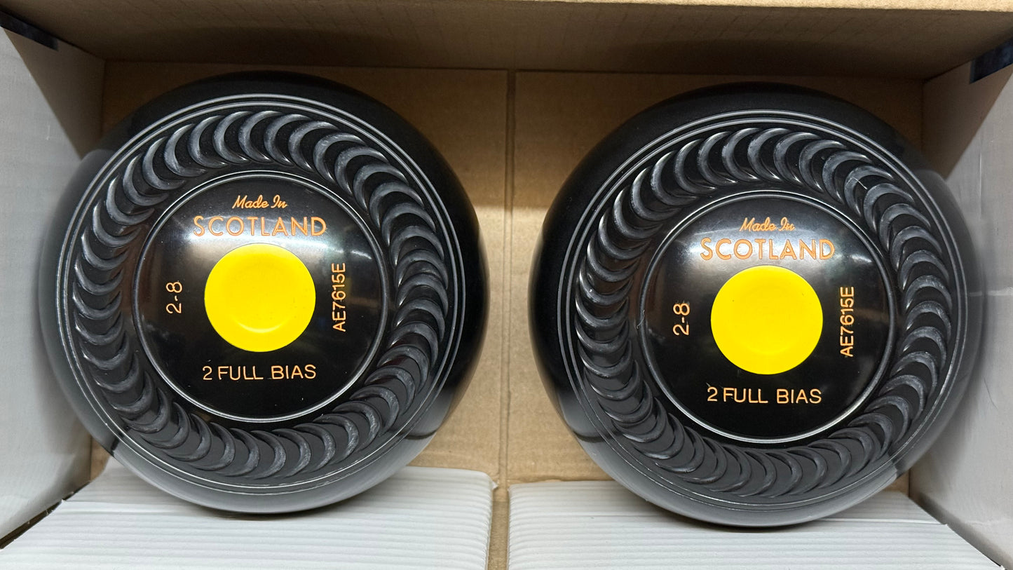 Taylor Grippa - 2lb 8oz (Standard) - Black (Yellow Mounts) - 2 Full Bias