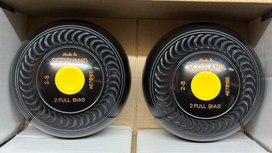 Taylor Grippa - 2lb 8oz (Standard) - Black (Yellow Mounts) - 2 Full Bias