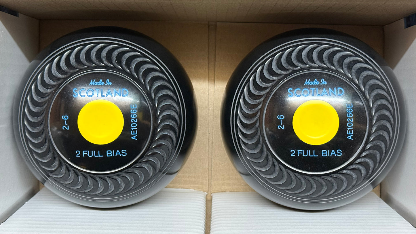 Taylor Grippa - 2lb 6oz (Standard) - Black (Yellow Mounts) - 2 Full Bias