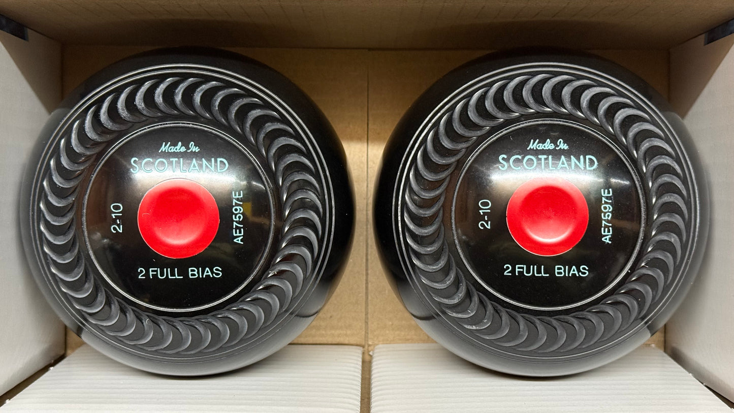 Taylor Grippa - 2lb 10oz (Standard) - Black (Red Mounts) - 2 Full Bias