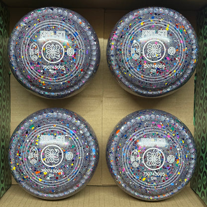 Drakes Pride PRO-50 - Size 0H - Grey Harlequin (White Rings) - WB35 Stamp