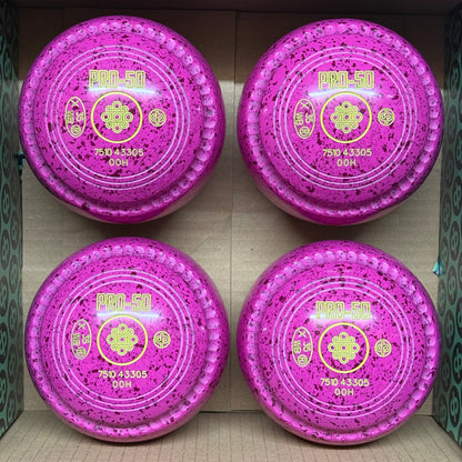 Drakes Pride PRO-50 - Size 00H - Pink/Magenta (Yellow Rings) - WB35 Stamp