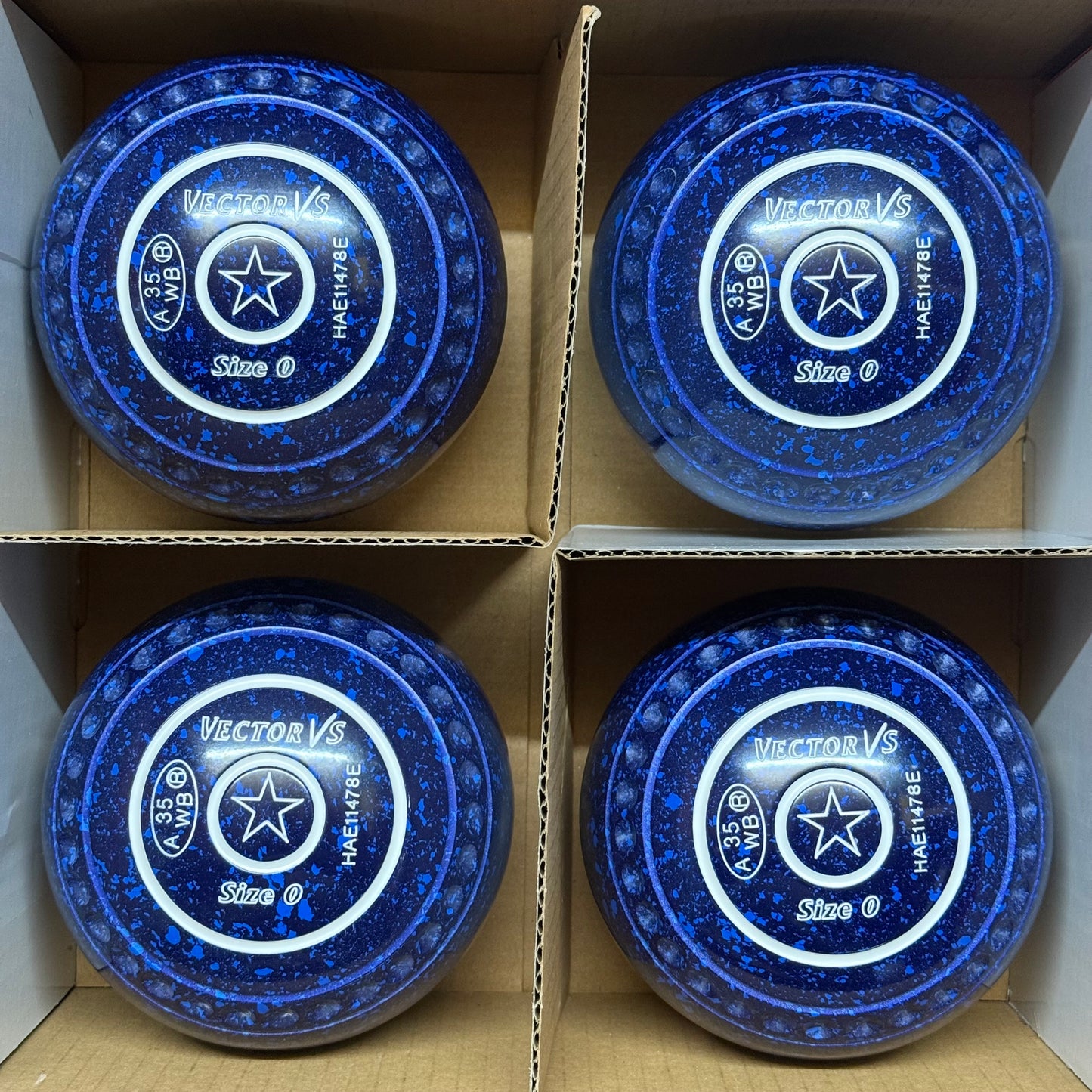 Taylor Vector VS - Size 0 - Dark Blue/Blue (White Rings) - WB35 Stamp