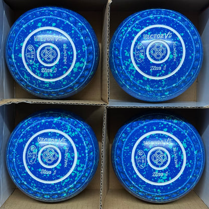 Taylor Vector VS - Size 1 - Blue/Mint (White Rings) - WB35 Stamp