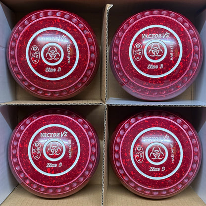 Taylor Vector VS - Size 3 - Maroon/Red (White Rings) - WB35 Stamp