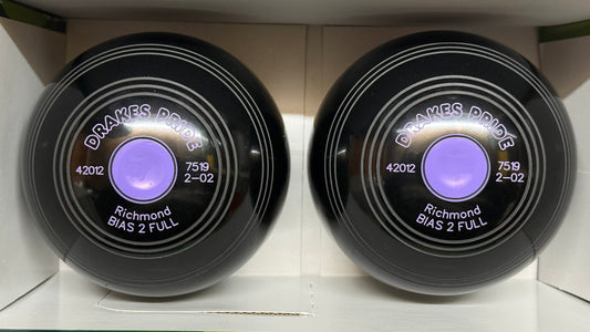 Drakes Pride Richmond - 2lb 2oz - Black (Lilac Mounts) - 2 Full Bias