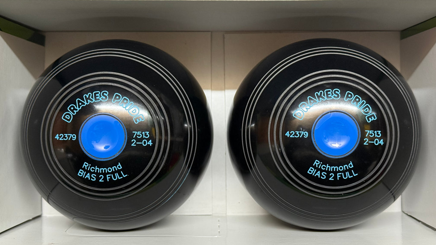 Drakes Pride Richmond - 2lb 4oz - Black (Blue Mounts) - 2 Full Bias