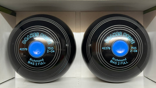 Drakes Pride Richmond - 2lb 4oz - Black (Blue Mounts) - 2 Full Bias