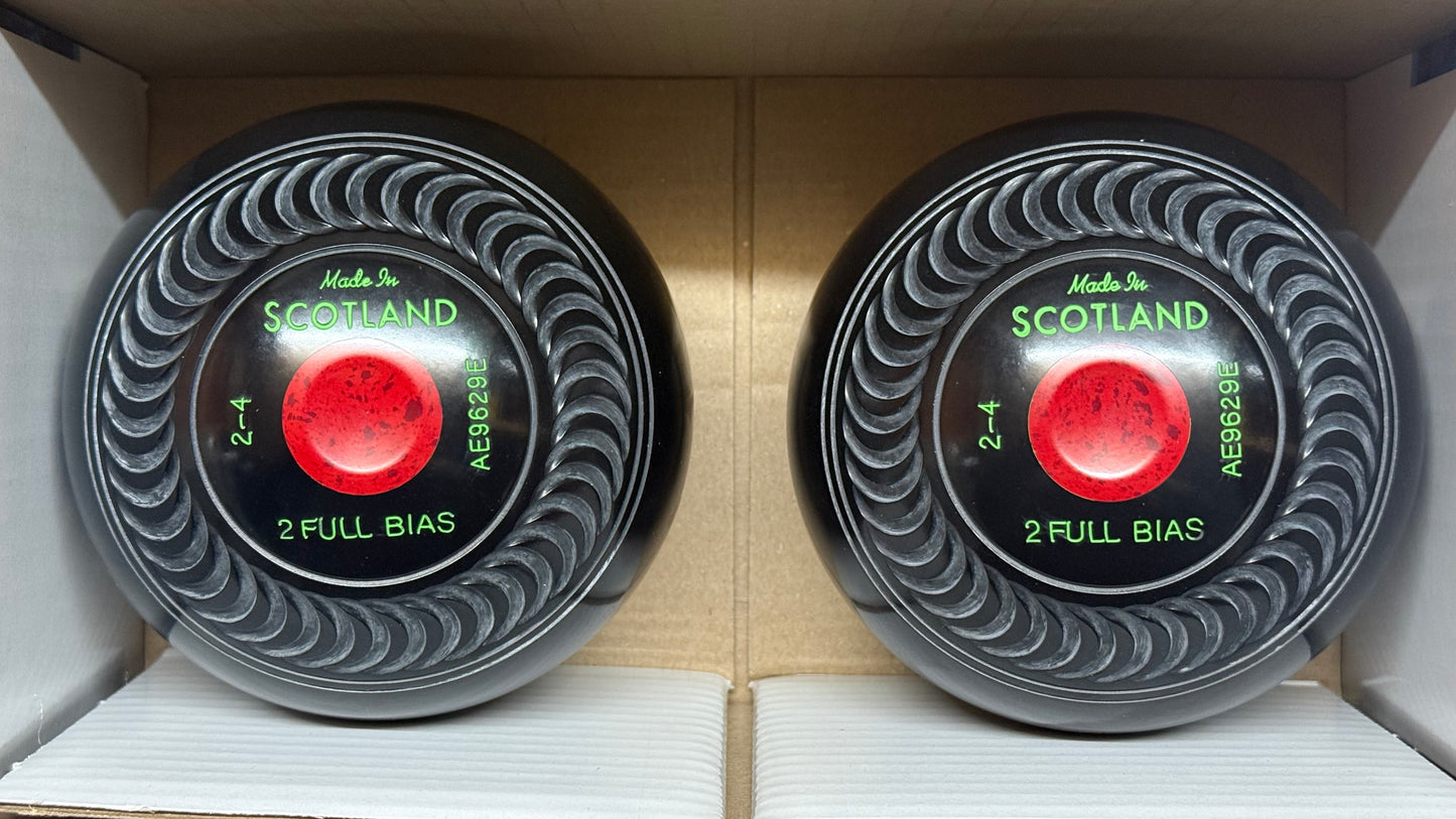 Taylor Grippa - 2lb 4oz (Standard) - Black (Red Spk. Mounts) - 2 Full Bias