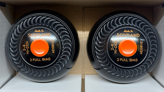 Taylor Grippa - 2lb 8oz (High Density) - Black (Orange Mounts) - 2 Full Bias