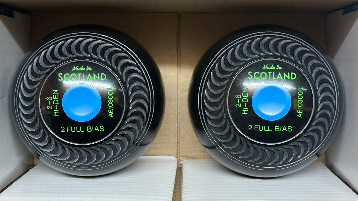 Taylor Grippa - 2lb 6oz (High Density) - Black (Light Blue Mounts) - 2 Full Bias