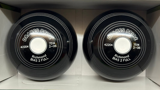 Drakes Pride Richmond - 2lb 6oz - Black (White Mounts) - 2 Full Bias